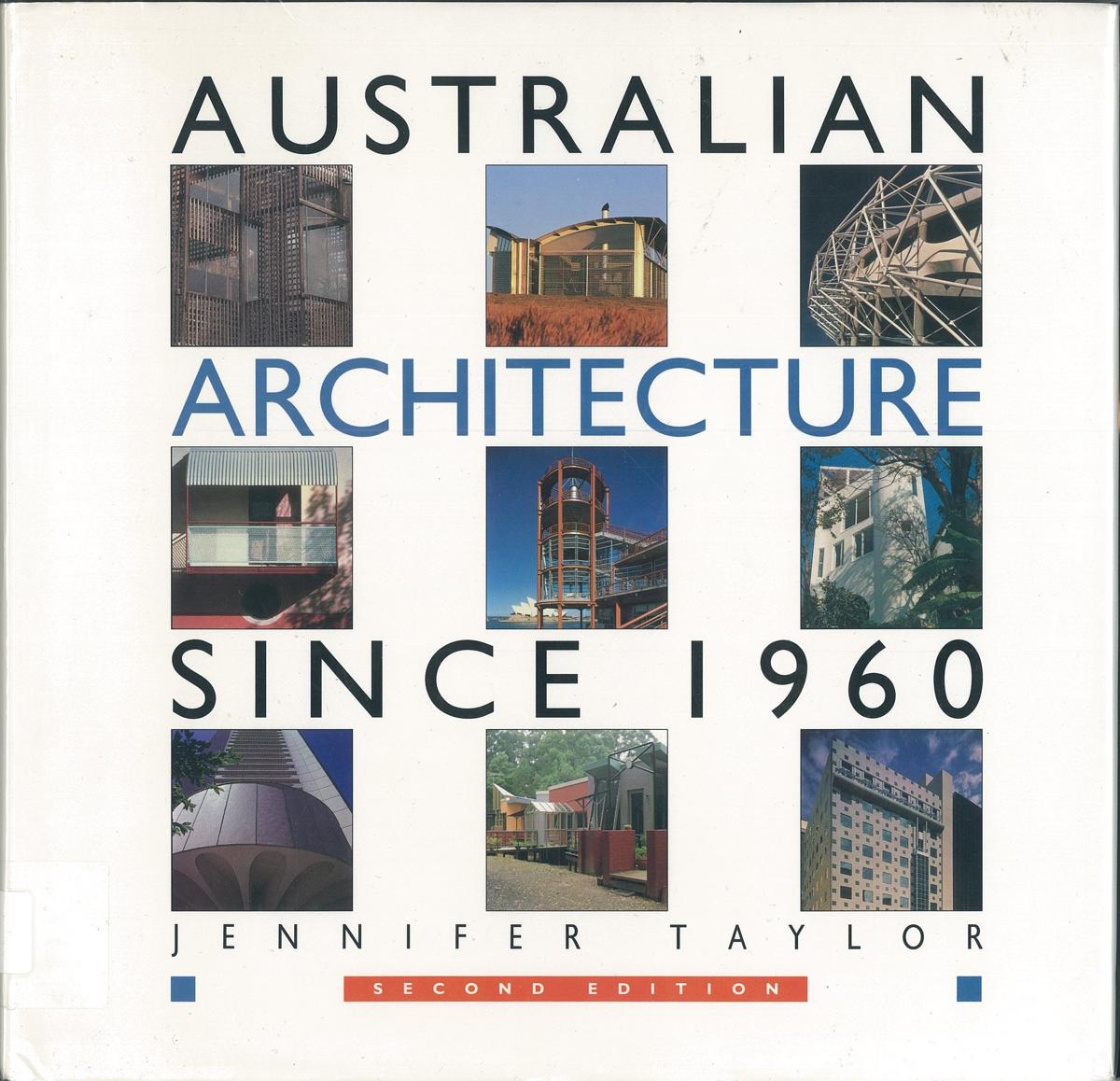 Australian architecture since 1960 cover