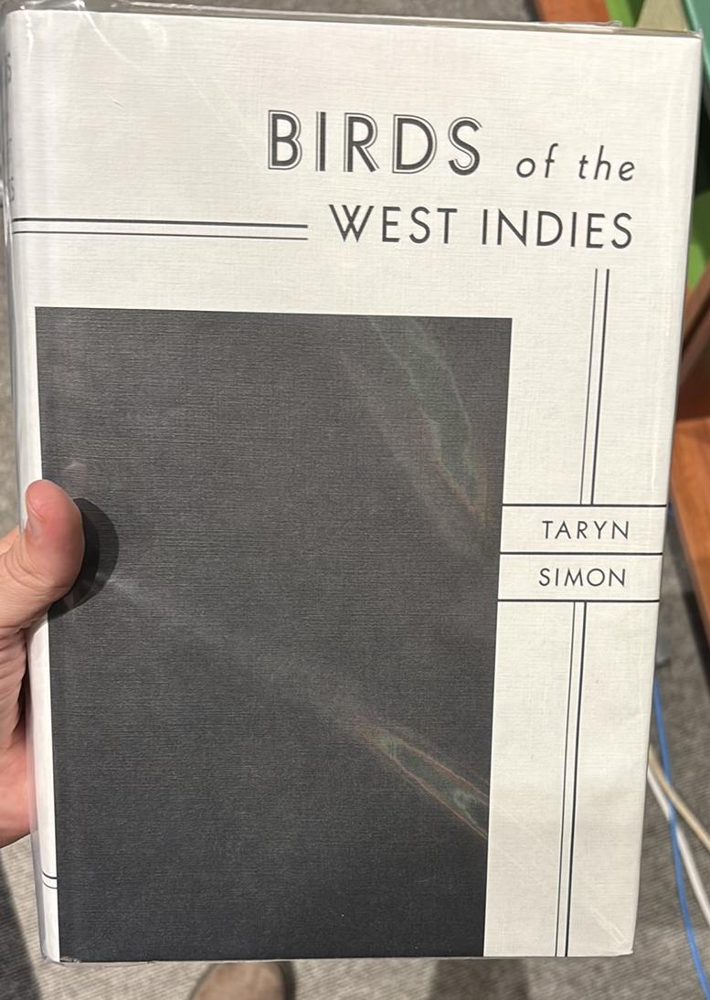 Taryn Simon : the birds of the West Indies / Taryn Simon live cover