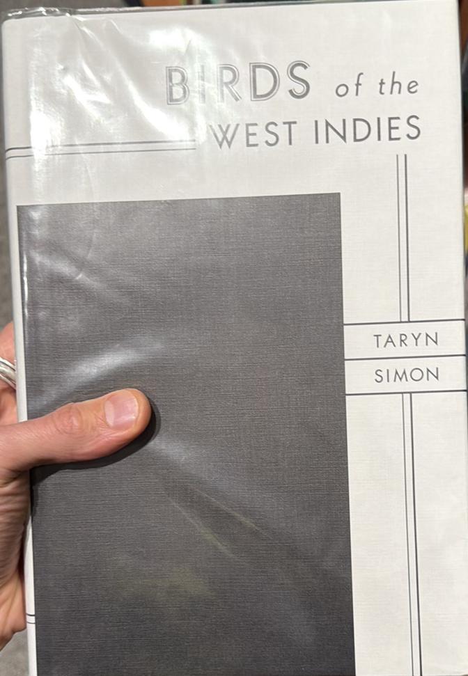 Taryn Simon : the birds of the West Indies / Taryn Simon live cover
