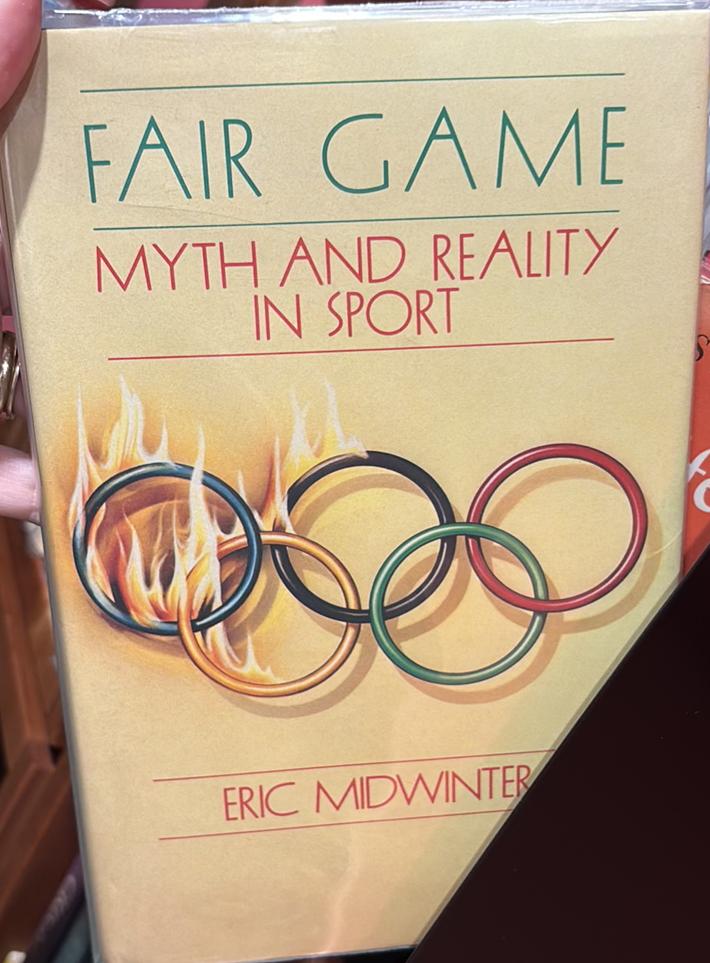 Fair game : myth and reality in sport live cover