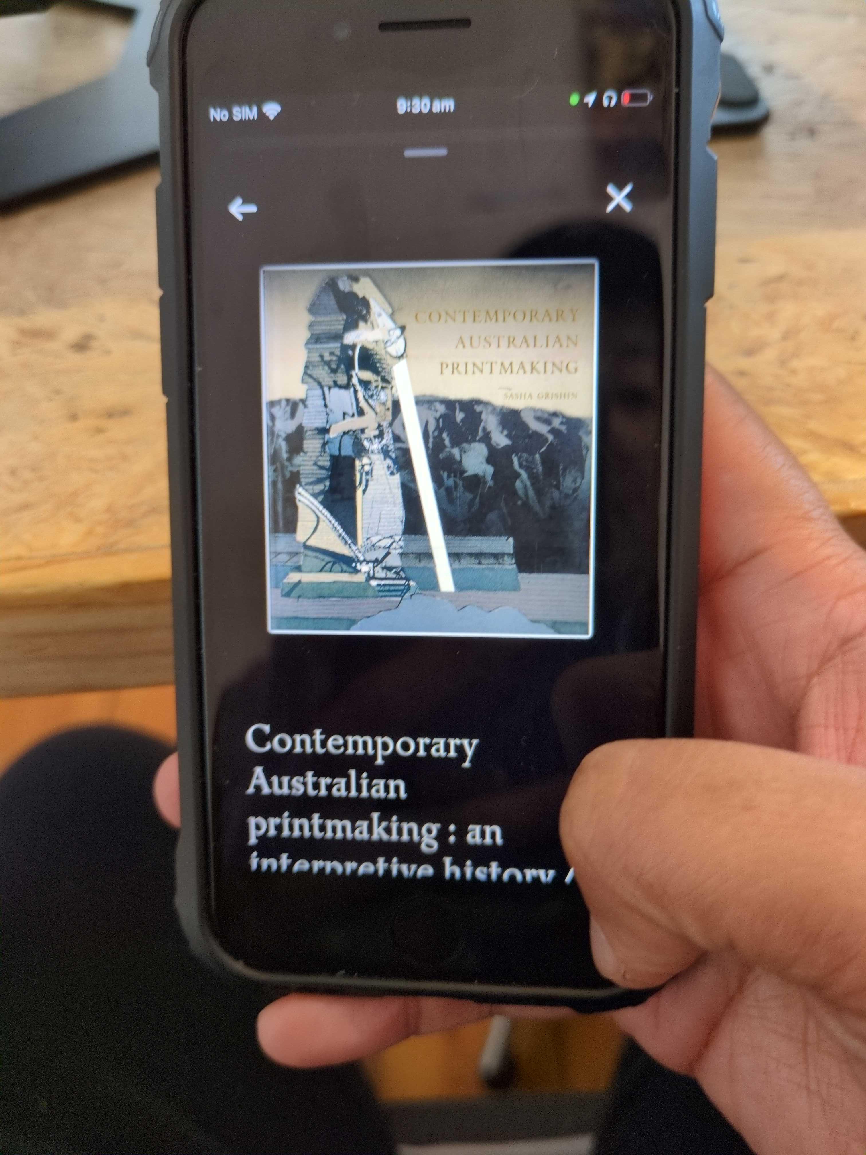 Contemporary Australian printmaking : an interpretive history / Sasha Grishin live cover