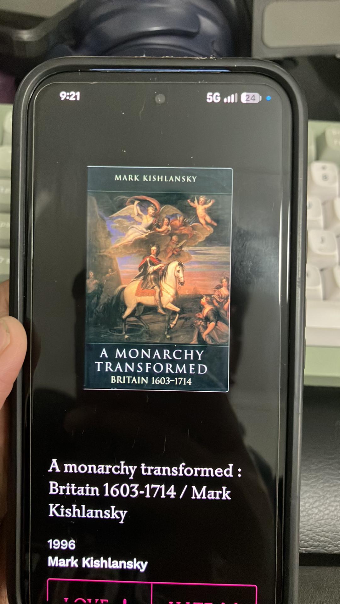 A monarchy transformed : Britain 1603-1714 / Mark Kishlansky live cover