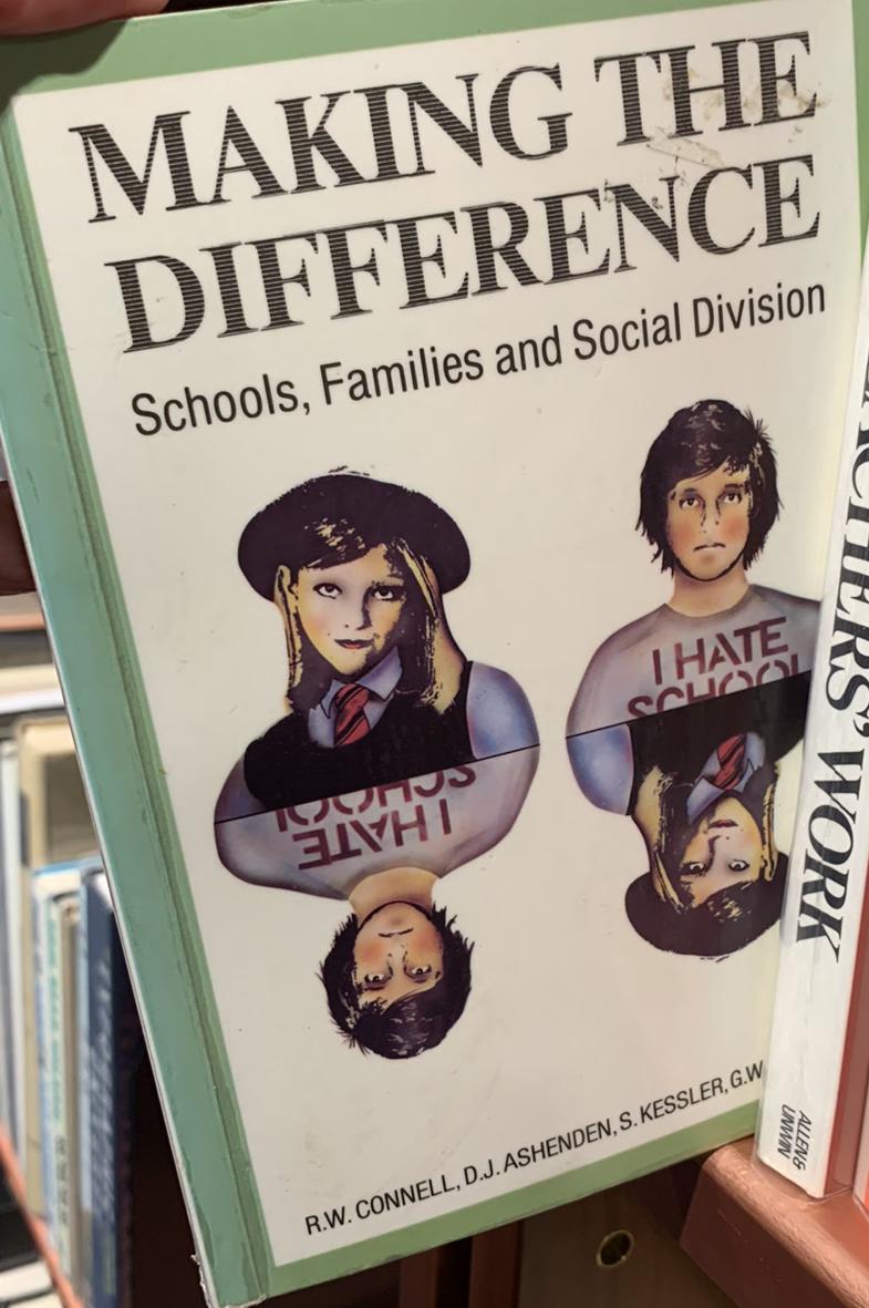 Making the difference : schools, families and social division / R. W. Connell, D. J. AShenden, S Kessler, G. W. Fowsett live cover
