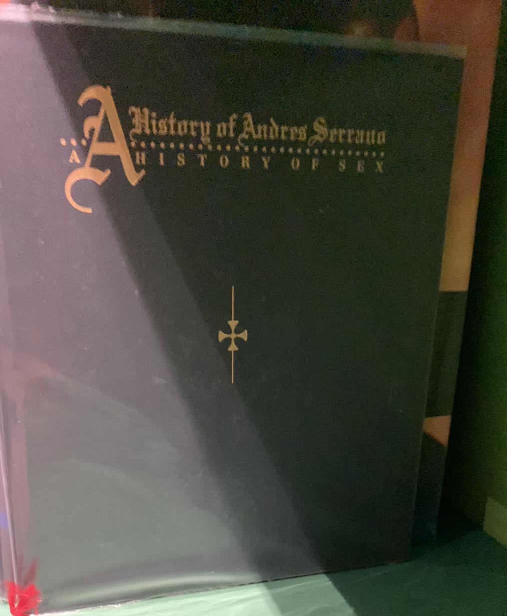 A history of Andres Serrano : a history of sex live cover