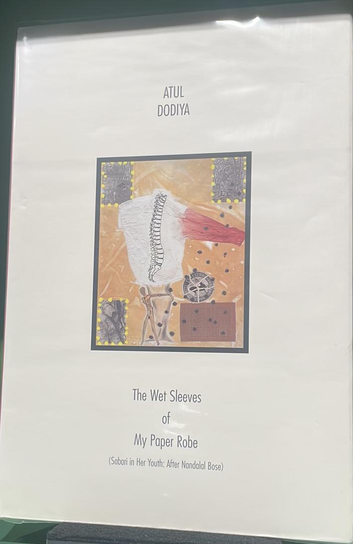 The wet sleeves of my paper robe (Sabari in her youth: after Nandalal Bose) live cover