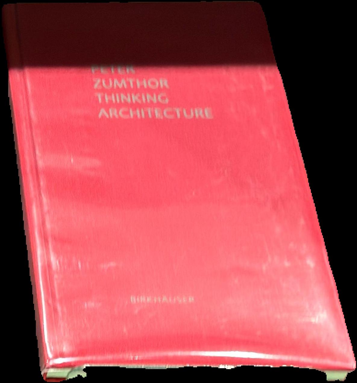 Peter Zumthor : thinking architecture live cover