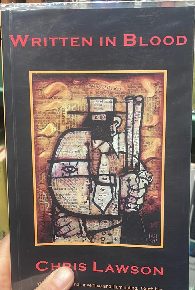 Written in blood : stories and essays live cover
