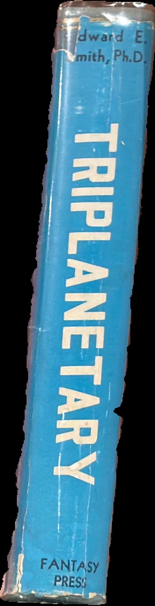 Triplanetary : a tale of cosmic adventure / by Edward E Smith, Ph.D. ; illustrated by A. J. Donnell live cover