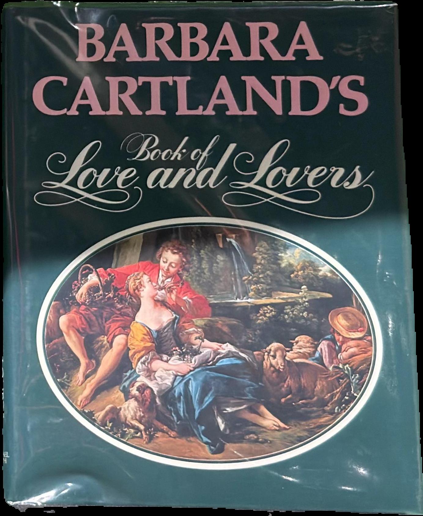 Barbara Cartland's book of love and lovers live cover