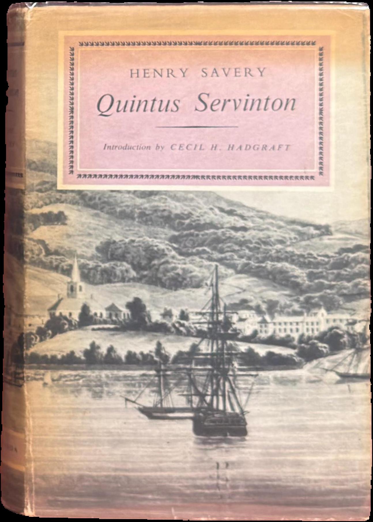 Quintus Servinton : a tale founded upon incidents of real occurrence live cover