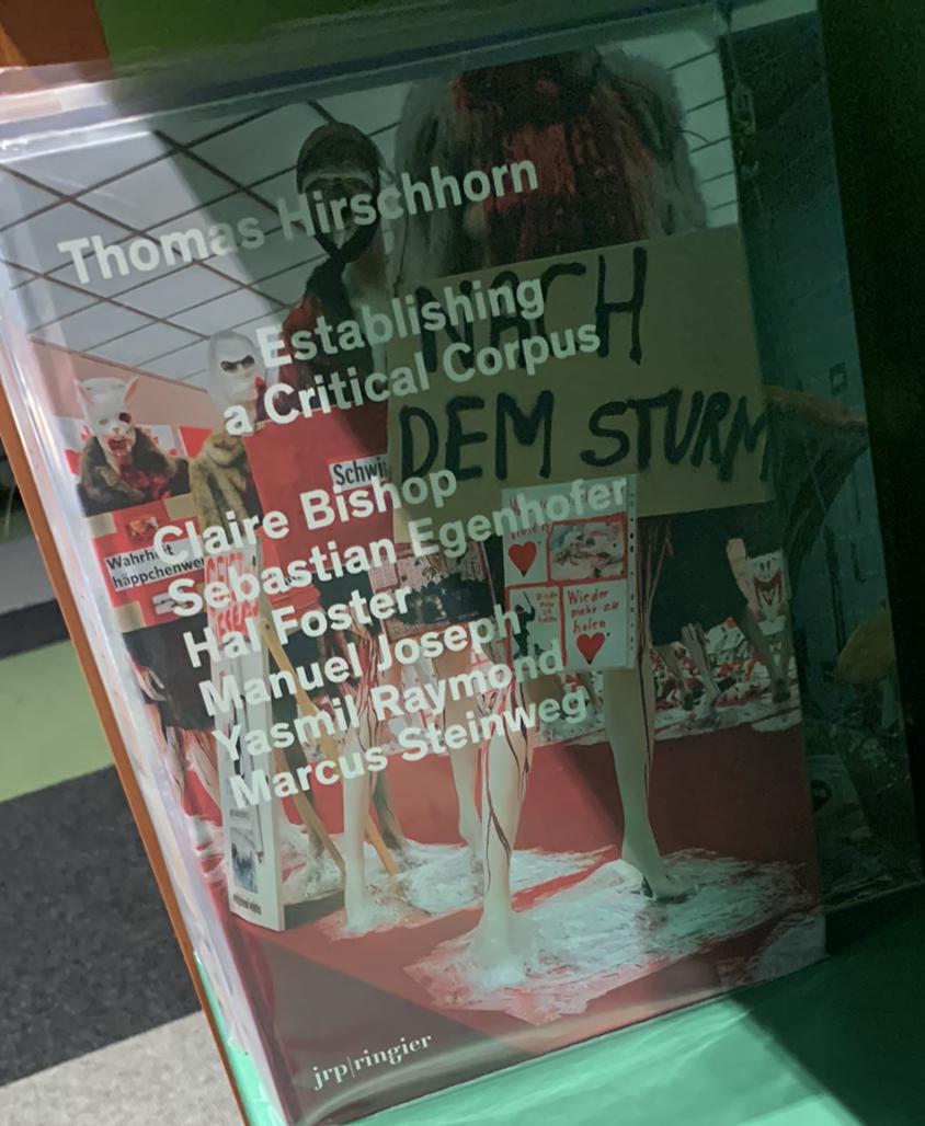 Thomas Hirschhorn : establishing a critical corpus live cover