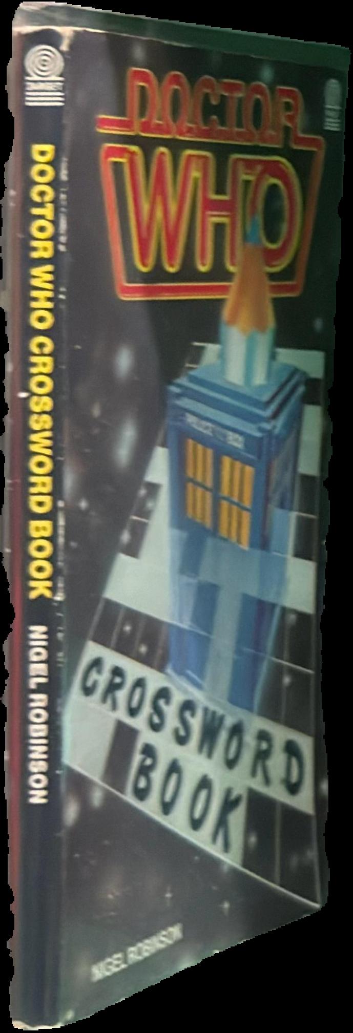Doctor Who crossword book live cover