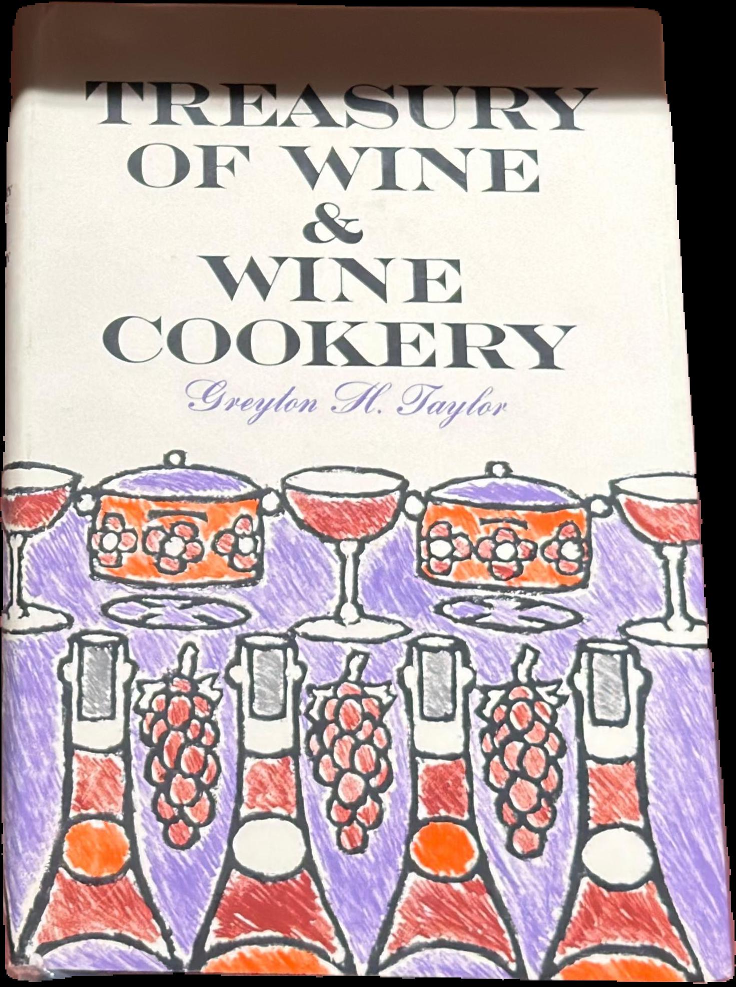 Treasury of wine and wine cookery live cover