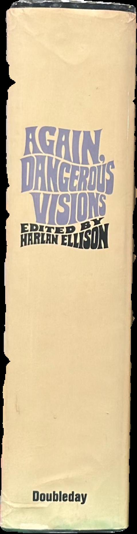 Again, dangerous visions : 46 original stories / edited by Harlan Ellison ; illlustrations by Ed Emshwiller live cover