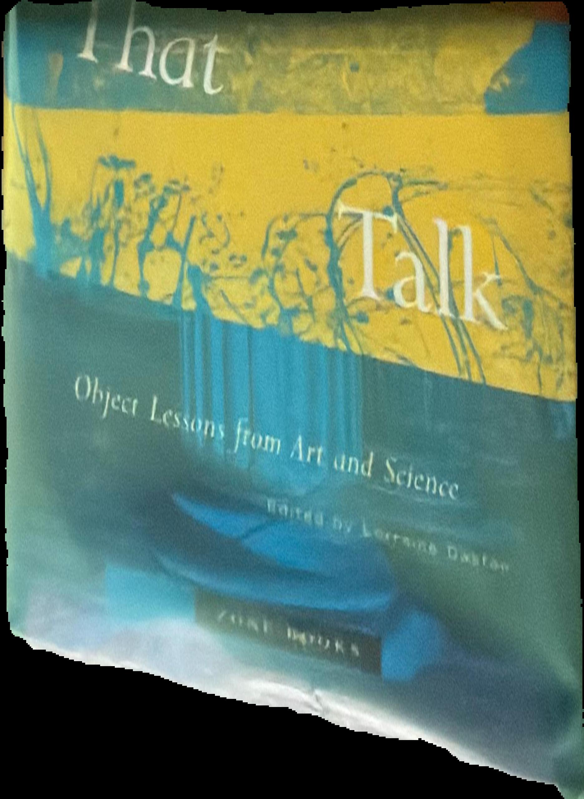 Things that talk : object lessons from art and science live cover