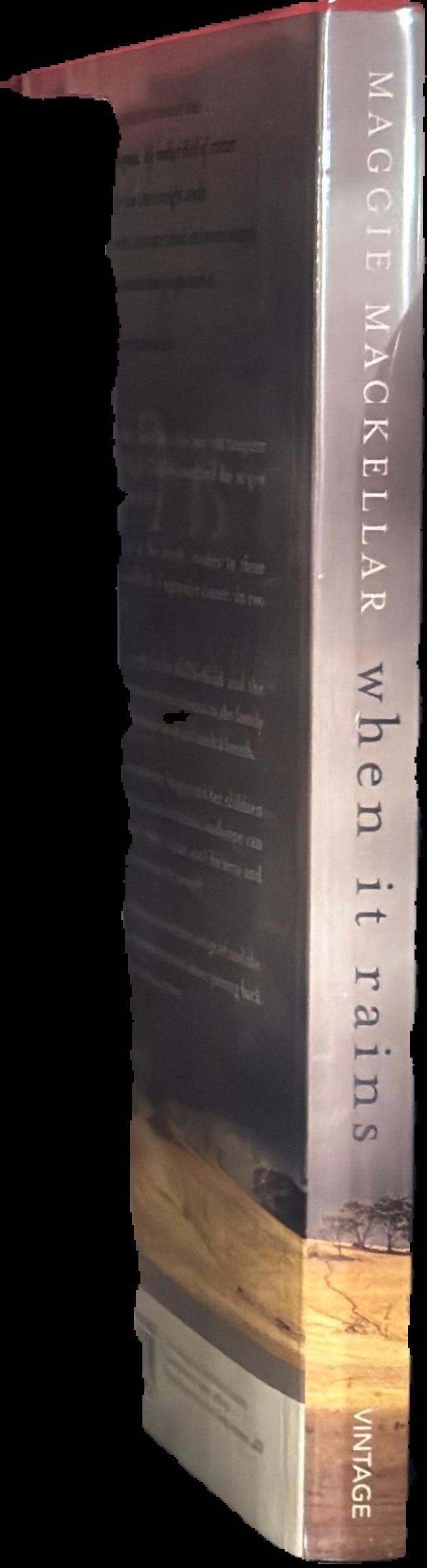 When it rains : a memoir live cover