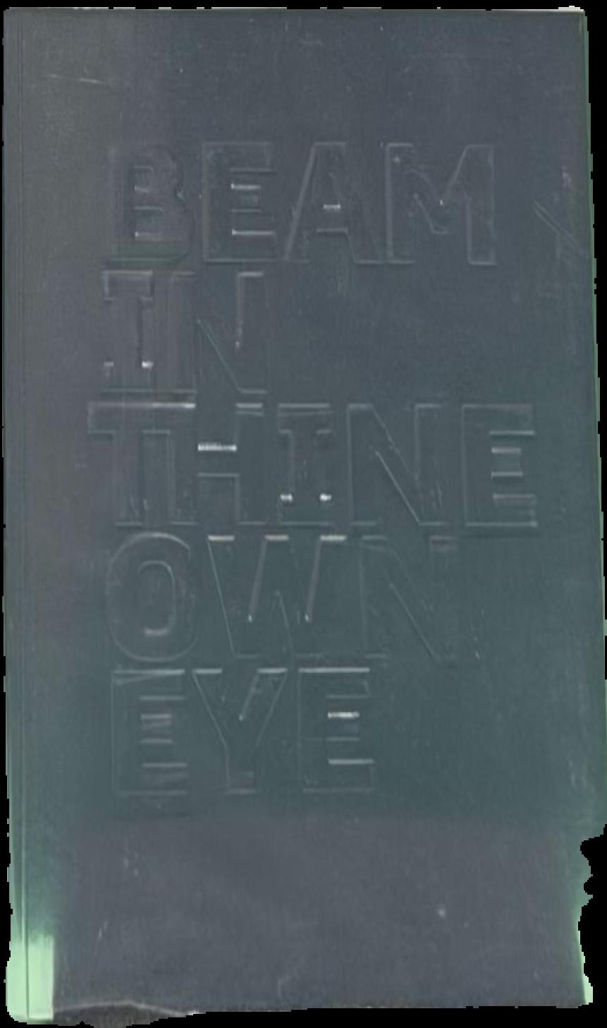 Beam in thine own eye live cover