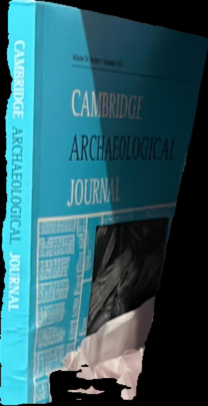 Cambridge archaeological journal live cover
