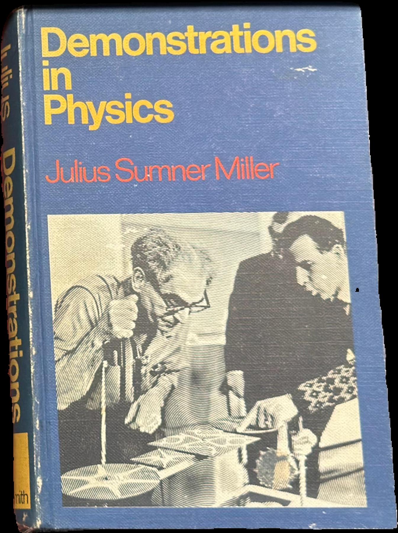 Demonstrations in physics live cover