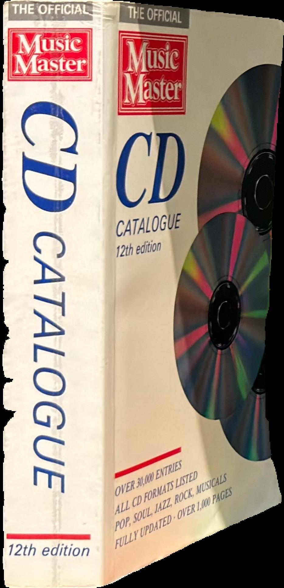 Music Master CD catalogue : 12th edition live cover