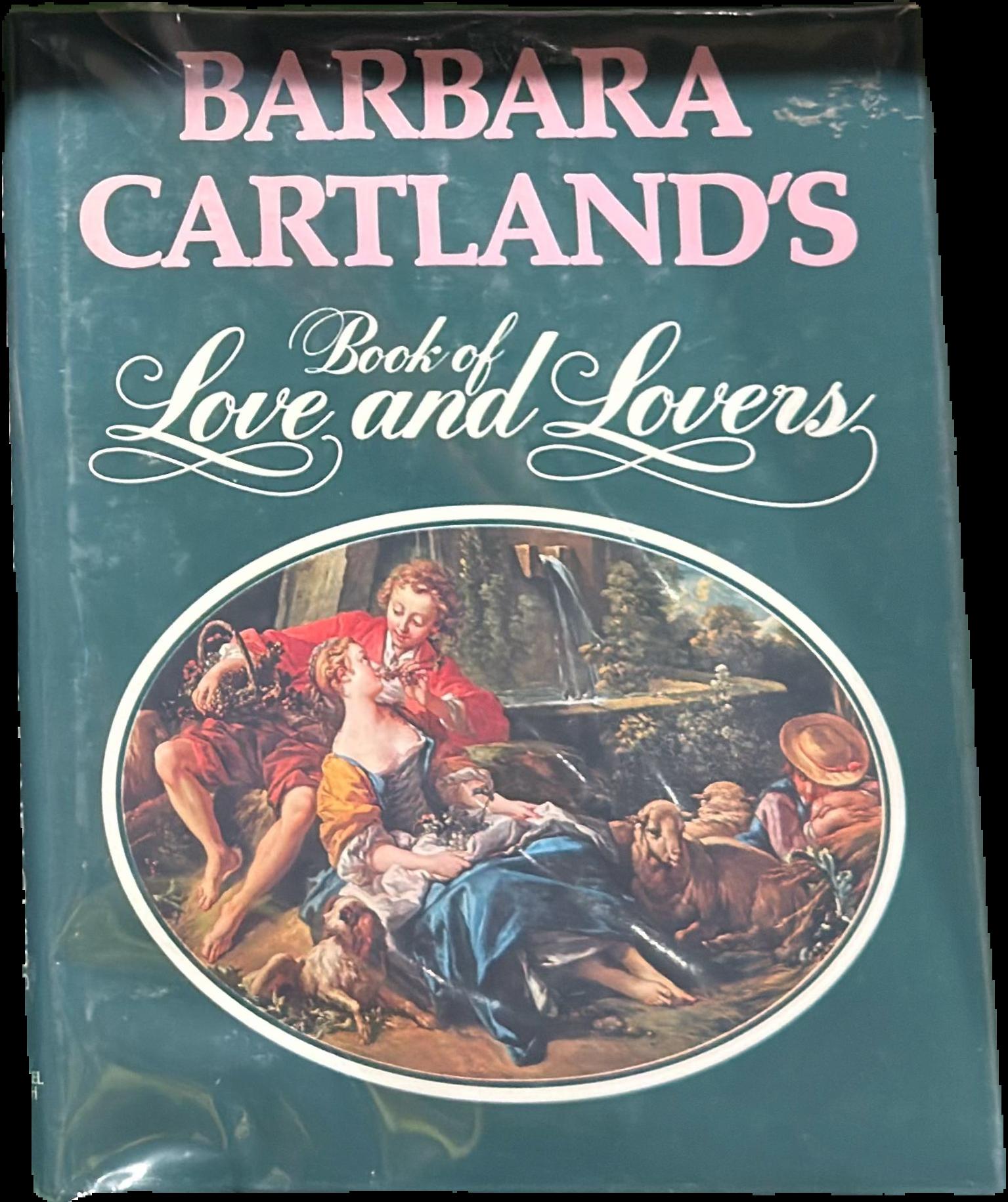 Barbara Cartland's book of love and lovers live cover