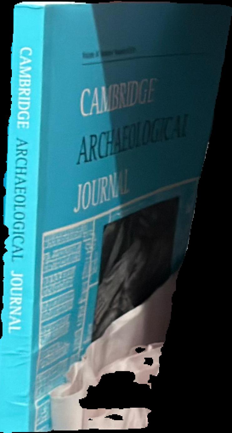 Cambridge archaeological journal live cover