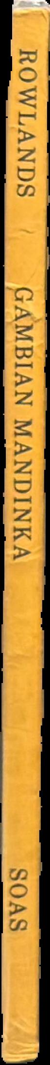 A grammar of Gambian Mandika live spine