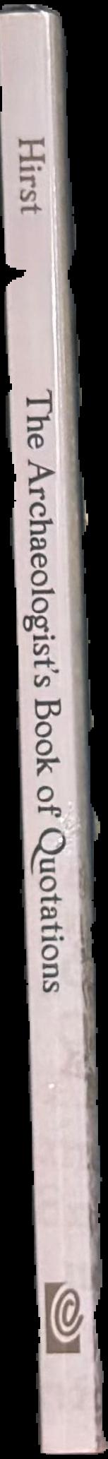 The archaeologist's book of quotations live spine