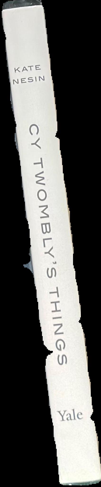 Cy Twombly's things live spine