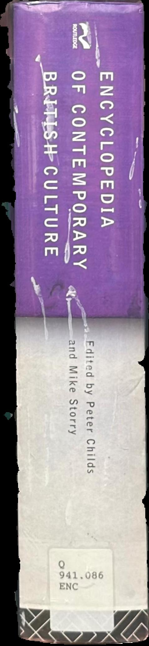 Encyclopedia of contemporary British culture live spine