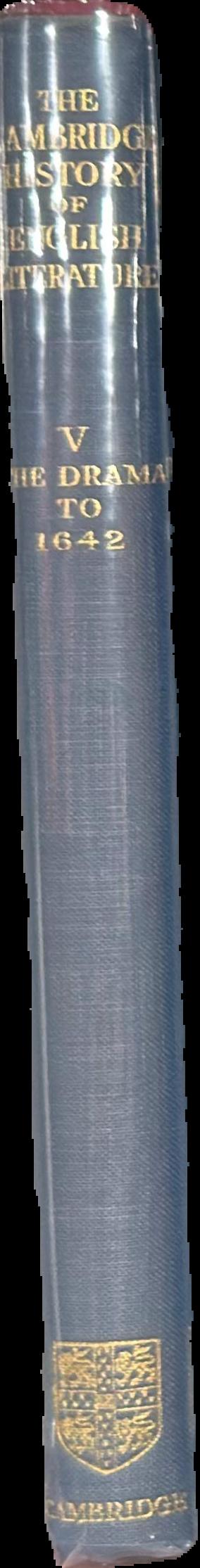 The Cambridge history of English literature : volume I : from the beginnings to the cycles of romance live spine
