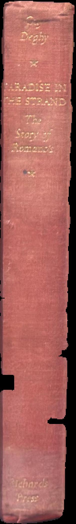 Paradise in the Strand : the story of Romano's live spine