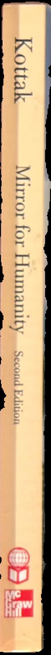 Mirror for humanity : a concise introduction to cultural anthropology / Conrad Phillip Kottak live spine