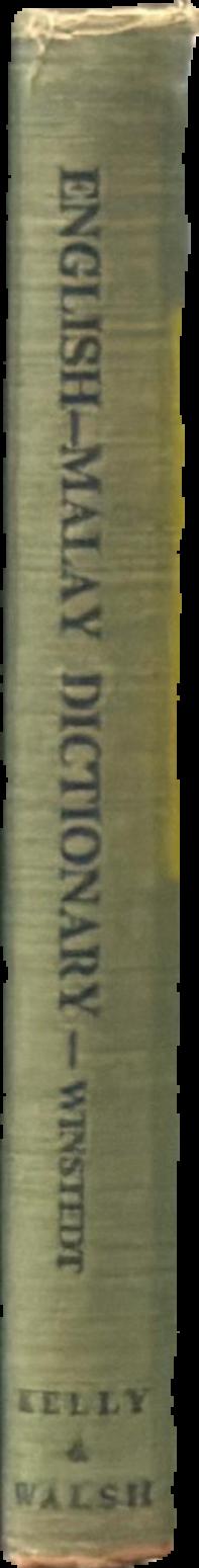 A practical modern English-Malay dictionary live spine