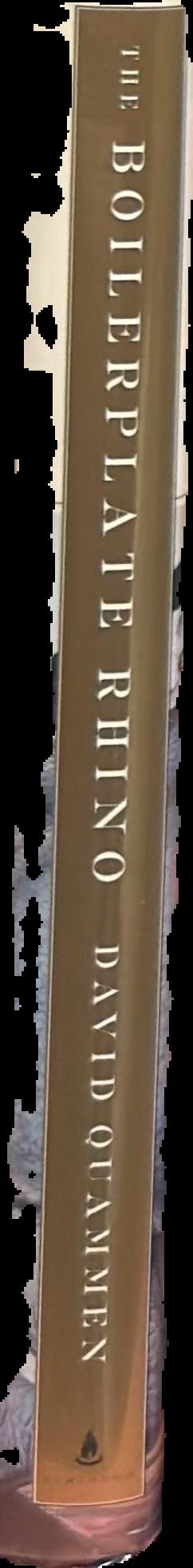 The boilerplate rhino : nature in the eye of the beholder live spine