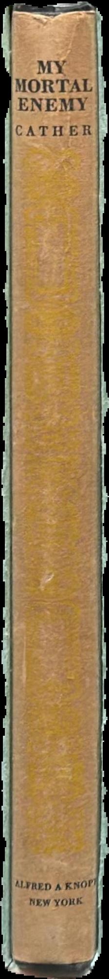 My mortal enemy live spine