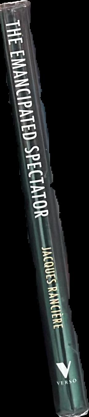 The emancipated spectator live spine