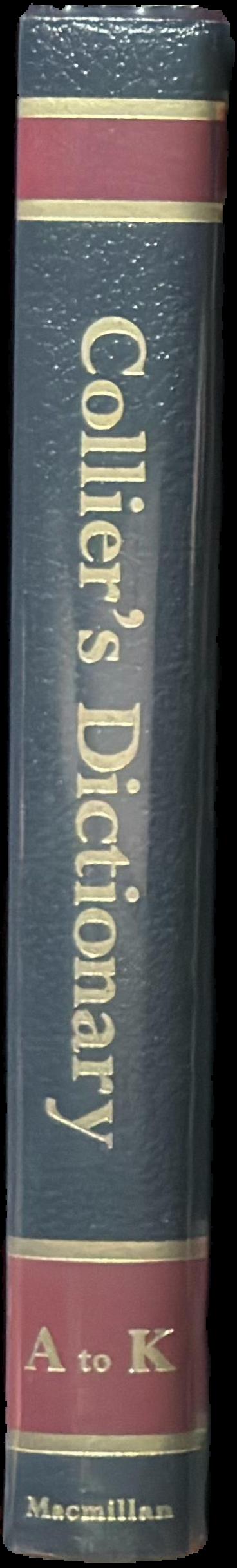 Collier's dictionary / edited by William D. Halsey live spine