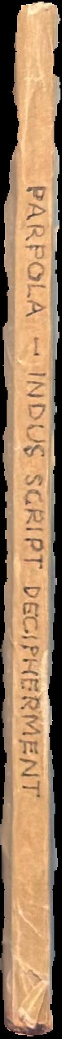 Deciphering the proto-Dravidian inscription of the Indus civilization : a first announcement live spine