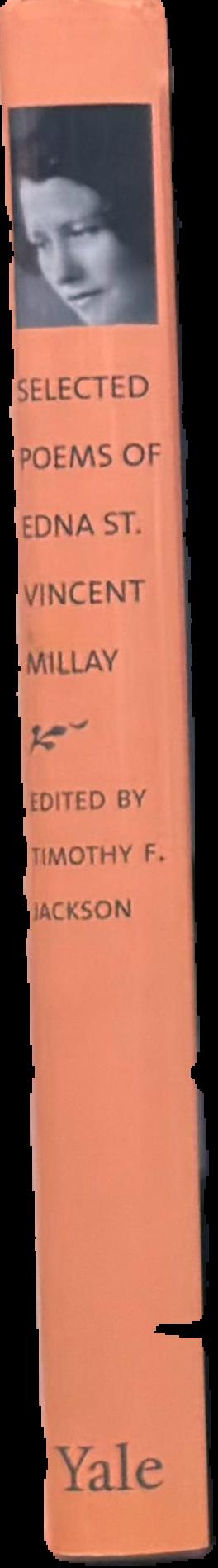 Selected poems of Edna St. Vincent Millay live spine