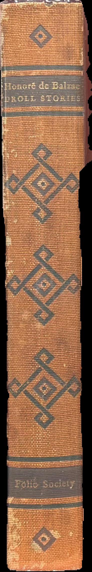 Droll stories collected in the monasteries of Touraine and given to the light live spine