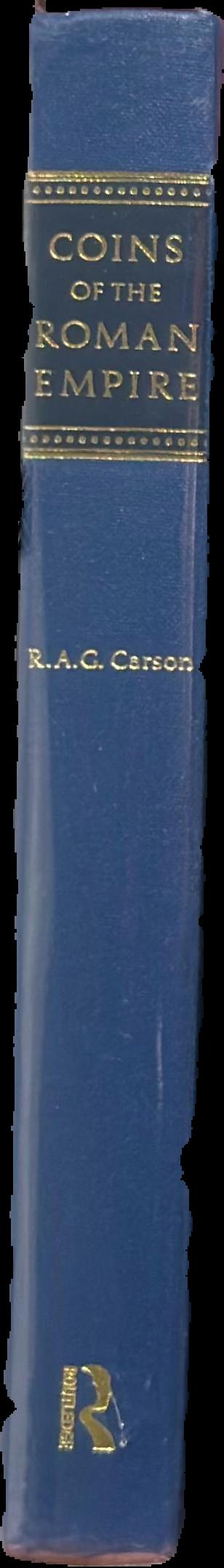 Coins of the Roman Empire / R.A.G. Carson live spine