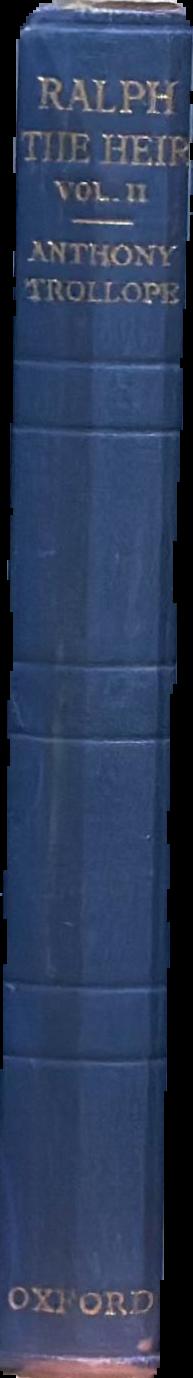 Ralph the heir : volume II live spine