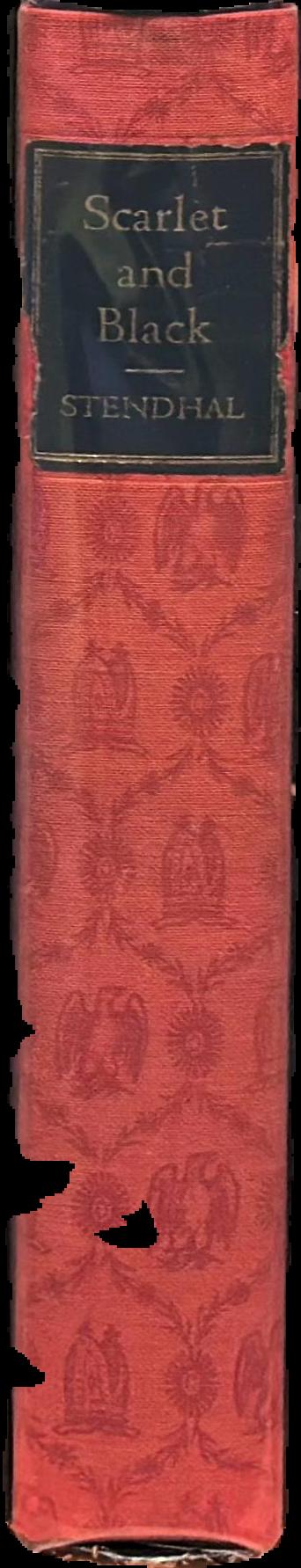 Scarlet and black / Stendhal ; translated and with an introduction by Margaret R. B. Shaw and wood engravings by Frank Martin live spine