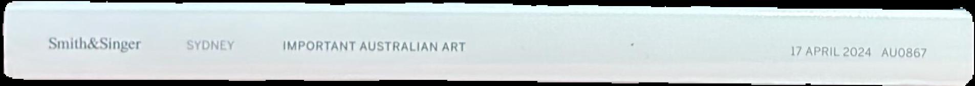 Important Australian art : auction in Sydney, 17 April 2024 live spine