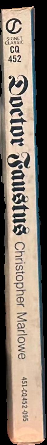 Doctor Faustus / Christopher Marlowe ; edited with an introduction by Sylvan Barnet live spine