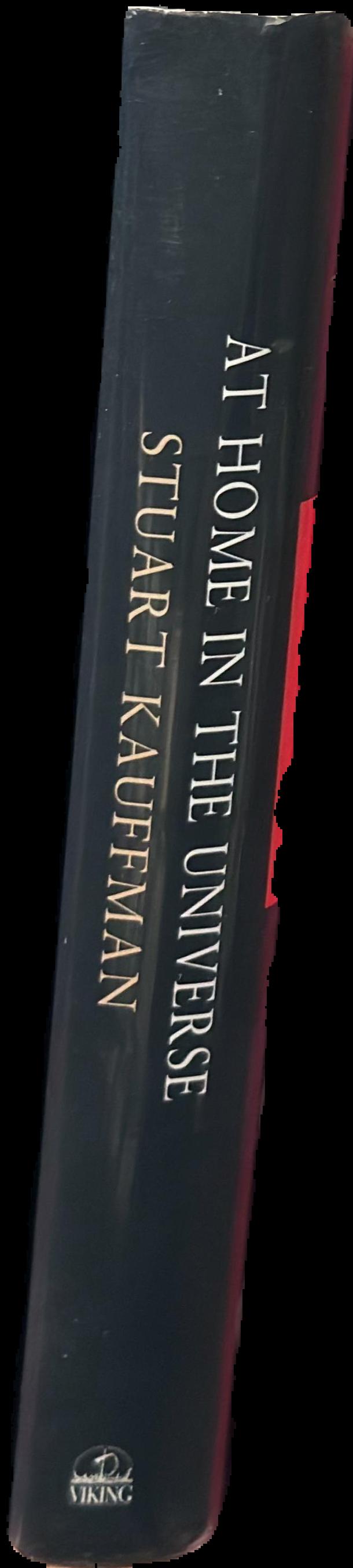At home in the universe : the search for laws of self-organization and complexity / Stuart Kauffman live spine