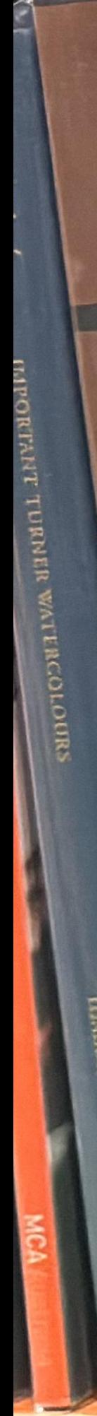 Important Turner watercolours from the Guy and Myriam Ullens Collection live spine