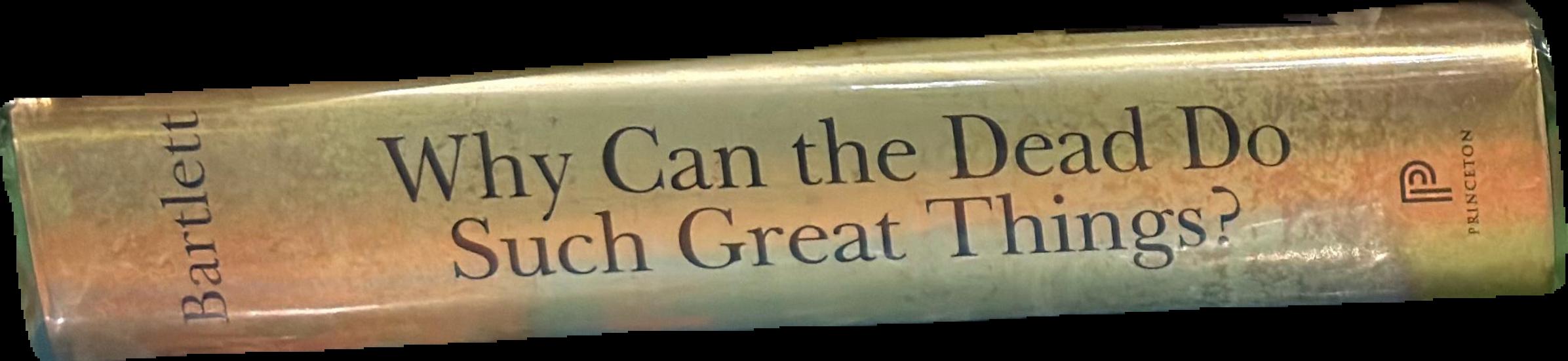 Why can the dead do such great things? : saints and worshippers from the martyrs to the Reformation live spine