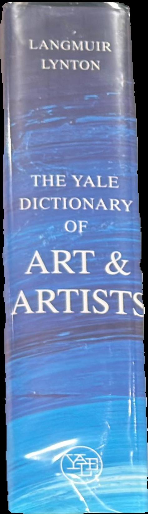 The Yale dictionary of art and artists live spine